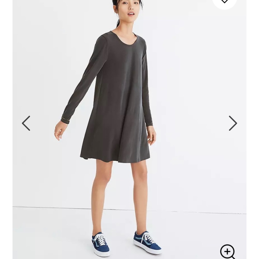 Madewell Sandwashed Swingy Tee Dress